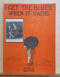 I Get The Blues When It Rains - 1928 sheet music - Ray & Roy The Office Boys | eBay