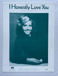 OLIVIA NEWTON-JOHN I Honestly Love You 1974 US SHEET MUSIC ...