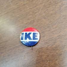 28Q President Dwight Eisenhower Ike Campaign Button Political | eBay