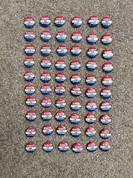 1960-3/4” Long Kennedy For President Litho Pin back Button ...