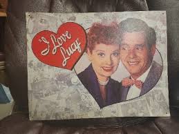 Vintage Wall Decor I Love Lucy Lucille Ball & Desi Arnaz 16 ...