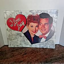 Vintage I Love Lucy Show Wall Art Decor Metal Tin Sign ...