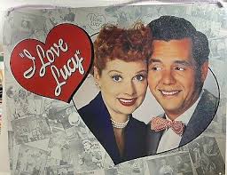 I LOVE LUCY Wall Show Metal Sign Lucille Ball & Desi Arnaz ...