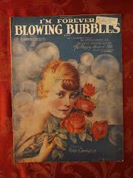 1919 Sheet Music I'm Forever Blowing Bubbles Kenbrovin ...