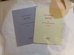 Suite for Solo Percussion and Piano Part One and Two by Sam ...