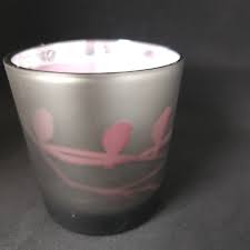 Votive Candle, Cute Silver Coloured Votive, Clear Glass ...