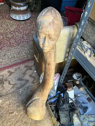 Wood Tree Carving Carved Slavery Piece Buried By Black Negro ...