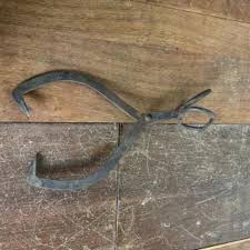 Vintage Rusty Metal Ice Block Tongs Blue | Mercari