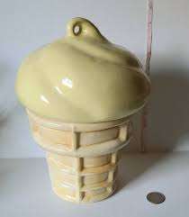 Canister Ice Cream Cone Jars/set of 3 Cookie Jar Vintage ...