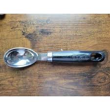 Vintage T-Fal Black Handle Metal Ice Cream Scoop | eBay