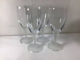 Z12 Vintage Antique Mikasa Aleandra Frosted Icetea Glass Tumbler 4 PCs | eBay