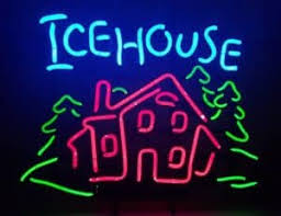Icehouse Beer Cabin Neon Sign