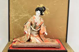 Lot - Japanese Geisha Doll with Instrument