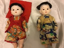 ANTIQUE 1950's-60's JAPANESE ICHIMATSU BOY AND ...