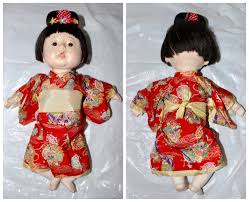 Antique 1920's Japanese Ichimatsu 市松人形 Gofun Baby Girl ...