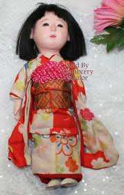 Ichimatsu Gofun Ningyo Kawaii Signed Composition Toy Doll ...