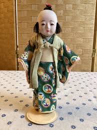 Vintage Japanese gofun doll. 10 inches tall. Circa 1940s ...