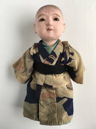 Antique Japanese Oriental Ichimatsu Ningyo Chonmage 11 ...