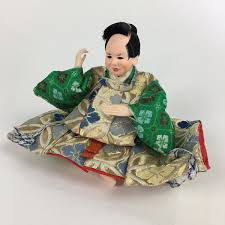 Japanese Hina Doll Servant Vtg Expressive Anger Face Girls ...