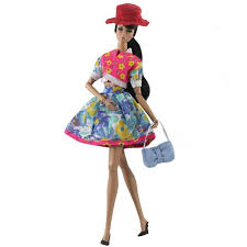 Pink Blue Floral Fashion Doll Clothes For 11.5" Doll Top ...