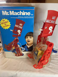 Vintage Mr. Machine 1987 Ideal Whistling Walking Toy ...