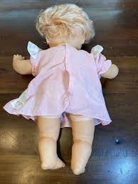 Vintage 1989 Ideal TINY TEARS 17” Baby Doll Nursery Outfit ...