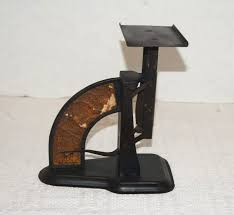 Vintage SUPERIOR Metal Postal Scale 4 Pounds 8" High | eBay