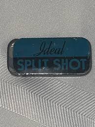 Vintage 1960s Metal Tin of Ideal Brand Split Shot Made in ...