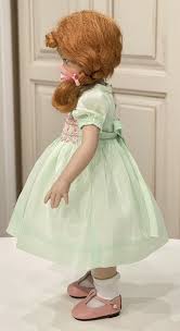 Boneka Mint silk cotton Doll Dress 4 11" Helen Kish Bitty ...