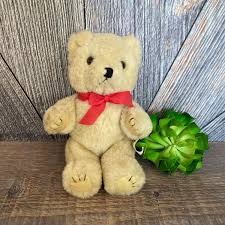 Vintage Teddy Bear Plush {collectable Plush Bear Jointed ...