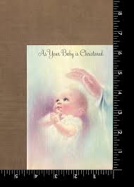 Religious Vintage Card Masters AS YOUR BABY IS CHRISTENED ...