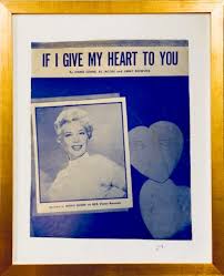 If I Give My Heart To You", Original sheet music, one of a ...