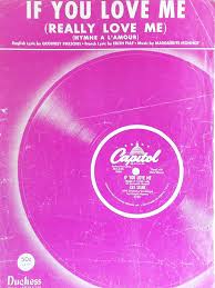 Amazon.com: If You Love Me (Really Love Me) (Hymne a L'amour ...