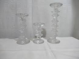 3 Vintage IITTALA “Festivo” Candle Holders Timo Sarpaneva ...