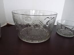 Vintage Set of 5 Iittala Finland Glass Serving Bowl Set Oiva ...