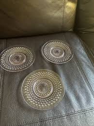 Vintage Pink Hobnail Anchor Hocking Depression Glass Saucers (3) | eBay