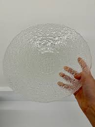 Vintage Pavel Panek Sklo Union Czech Bubble Glass Bowl 12 ...