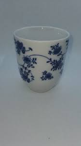 IKEA Tea Coffee Wine Saki Cups Blue White No Handle Set of 4 ...