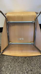 Lot - Pair of ikea Vilmar birch chairs