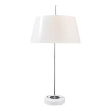 Mid-Century Modern Chrome and Acrylic Office Lamp