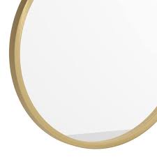 TAYLOR + LOGAN 16 in. W x 16 in. H Modern Round Gold Wall ...