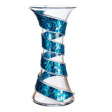 Vaso Spira Turchese - Serena Luxury Mosaic