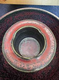 1575 Shiro Kiln Made By Soejima Purple Red Ashtray | eBay