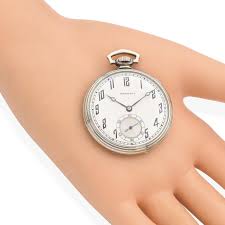 Art Deco Hamilton 904 14k Gold Filled 21 Jewel Pocket Watch For Sale at 1stDibs