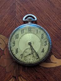 Antique 1924 South Bend 17 Jewel Pocket Watch Running ...