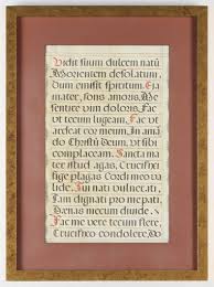 Illuminated Antiphon Vellum Leaf