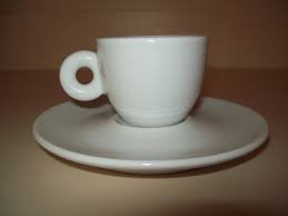 Illy Logo Cappuccino Cup Mug & Saucer 'O Handle' SPAL Espresso 6 oz | eBay