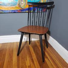 Vintage KY Varjonen of Finland Wood Accent Chair - AptDeco