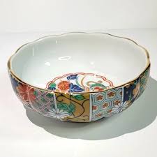 Arita | Dining | Arita Imari Fan Japanese Porcelain Serving Bowl Vintage Excellent | Poshmark