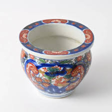 Japanese Imari Porcelain Flower Can from Tezuka Kinsei, 1920s | Chairish